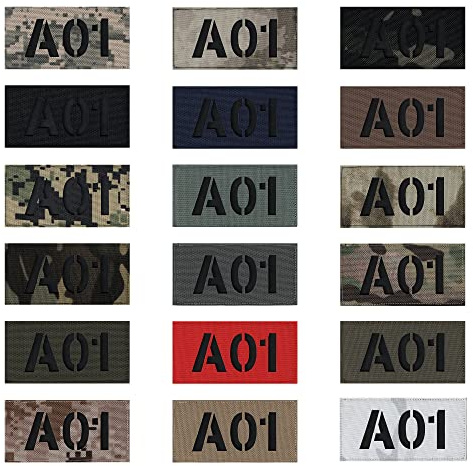 XINBAIQU Benutzerdefinierte Laser Cut Patch IR IFF Infrarot Reflexion 10 x 5 cm Radio Rufzeichen Namensbänder, Haken und Schlaufe, Weiß, Grau, Schwarz Buchstaben