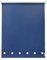 Square Eyelet Windows Roller Blinds Polyester Fabric, Easy Fit Trimmable, Blind with Metal Tube and Child Safe Fittings (Width 90cm x Length 165cm, Estate-Blue Pantone# 19-4027TPX)
