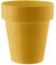 ECOMACETAS FLOWERPOT STORE Pot de fleurs en plastique jaune en plastique brillant design moderne (1,14 cm)