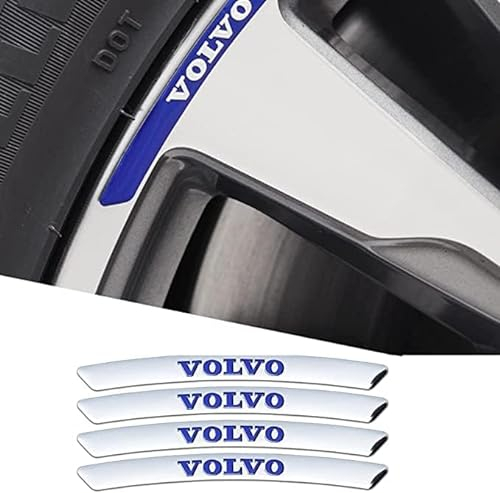 LICOME 4 Stück Auto Aufkleber für Volvo S90 XC60 S60 XC40 XC90 /V90, Badge Emblem Aufkleber, Logo Abziehbilder Emblem Abzeichen Autoaufkleber Schriftzug Karosserie Emblem Zeichen Zubehör