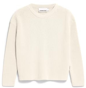 ARMEDANGELS Damen Pullover Loose Fit aus Bio-Baumwolle NURIAAS Loose Fit Oatmilk