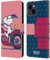 Head Case Designs Offizielle Peanuts Snoopy & Woodstock Halbzeiten Und Gelächter Leder Brieftaschen Handyhülle Hülle Huelle kompatibel mit Apple iPhone 15