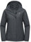 Little Donkey Andy 3-in-1 Skijacke Damen mit Fleece Warm Doppeljacke Wasserdichte Winddicht Softshell Regenjacke Outdoor Funktionsjacke mit Abnehmbare Kapuze Grau XL