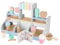 Fisher-Price Heladería de madera, juguete de imitación con 18 piezas fabricadas en material certificado FSC, juego inspirado en Montessori, +3 años (HXV21)