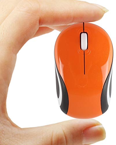 Mini mouse wireless carino mouse per computer, tascabile, portatile, compatto, da viaggio, USB, 3 pulsanti, 1000 DPI, mouse cordless per laptop, PC, notebook, MacBook, regalo per bambini e ragazze