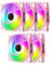 Ventiladores De PC De Escritorio, Ventilador De Computadora De 3 Pines, 5V, Control PWM Direccionable, Ventilador De CPU De 120MM For Carcasas (Color : C Pink, Size : 5 Pack)
