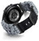 BINLUN 22MM Cinturino per Orologio in Nylon Paracord Sgancio Rapido Intrecciato Cinturino di Ricambio per SmartWatch Sportivo Fibbia Nera/Argento Adatto per Garmin/Adatto per Samsung Galaxy(Grigio)