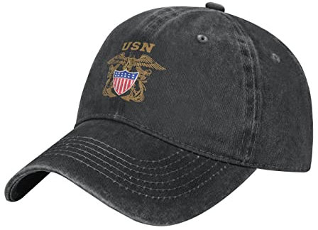 Unisex Hut, USN-Veteran Baseballkappe Freizeit,Atmungsaktiv Schirmmütze Sonnenschutzkappe Für Sport Running Erwachsene