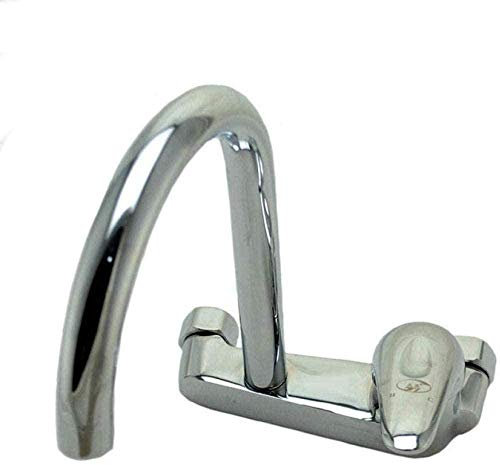 Wasserhähne, Wasserhähne, modern, Retro, drehbar, heißes und kaltes Kupfer, for Küchenspüle, Wasserhahn, Küchenarmatur aus Messing, poliertes Kupfer, hoher Wasserhahn, Küche, Waschküche, Pool, Wand, v