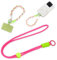 2 Peizas Cuerda Para Movil Universales, Cadena con Hebilla Cuerda para Movil, Colgante Movil, Colgante Movil Cuello con Lengüetas de Sujeción, Compatible con Casi Todos Los Modelos de Teléfono (D)