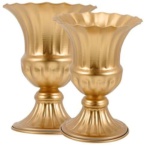 Ciieeo 2stücke Grabvasen Aus Eisen Dekorative Grabblumenvase Mit Stilvollem Design Langlebiger Blumenhalter Für Gräber Gedenkstätten Gartenfeste Und Blumendekoration Rasenflächen