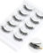 Cat Eye Faux Cils Naturel Auto Adhésifs Pre Glued Eyelashes 5 Pairs Pack Self Adhesive Cils Individuels Reusable and Soft No Glue Needed by Obeyalash (6D46)