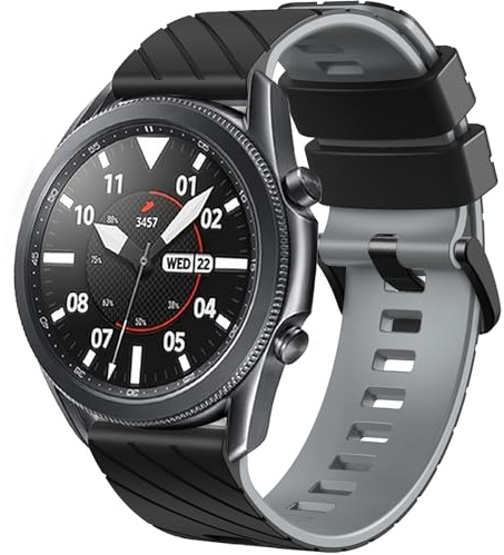 SITAFU Correa de Reloj Compatible para Amazfit GTR 3 Correa/GTR 3 Pro/GTR 2 / GTR 4 / GTR 2e, 22mm Silicona Correa de Repuesto Deportiva Ajustable Compatible para Samsung Galaxy Watch 46mm