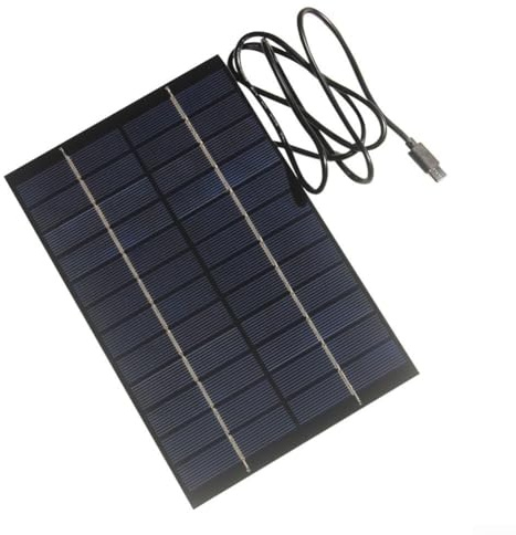CYRENT Efficient 4.2W Solar Panel With Type C Connector For Outdoor Security Cameras Provides Stable 12V Power Supply