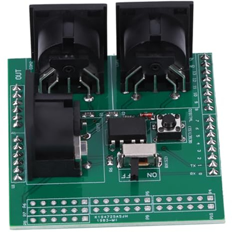 Taidda Modulo MIDI Shield Adattatore di Interfaccia Digitale di Alta qualità per gli Appassionati di Fai da Te Elettronico Lunghezza Pin da 0,1 Pollici