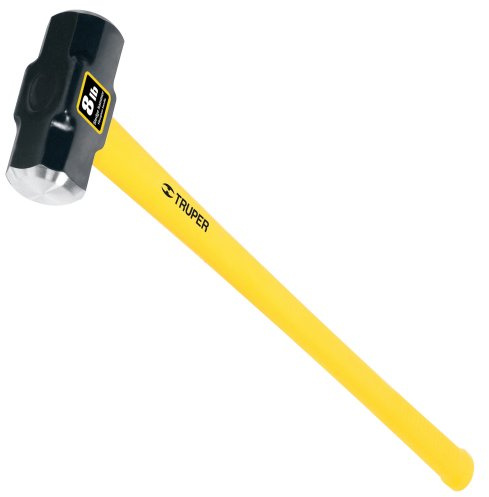 Truper Schlitten Hammer, gelb und schwarz, 85.85x15.24x5.84 cm, MD-8F 30929