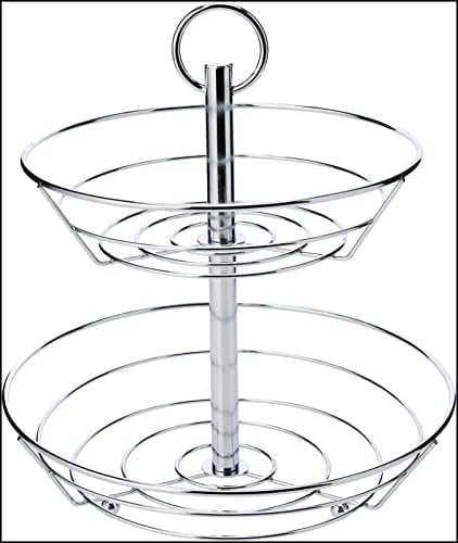 Zeller Obstschale, Metall, Silber, 26 x 29 x 35 cm, 27302