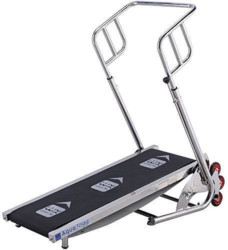 Waterflex Aquajogg BWS Laufbänder für Pool - Weiß - Wasserlaufband - Zusammenklappbar mit Rädern