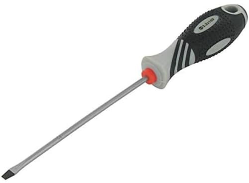 VAR DESTORNILLADOR Plano 6 x 100 mm. Professional Flat-Head Screwdriver for Unisex Adults, Grey