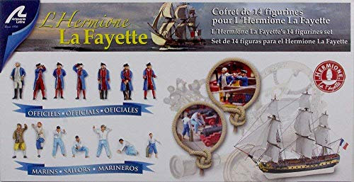 Artesanía Latina 22517F, Hermione La Fayette 1/89, Set de 14 Figurines en Métal