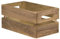 Securit Mini cassa in legno vintage da tavolo – 12,7 x 24,1 cm Storage box porta condimenti Organizer porta utensili e posate.