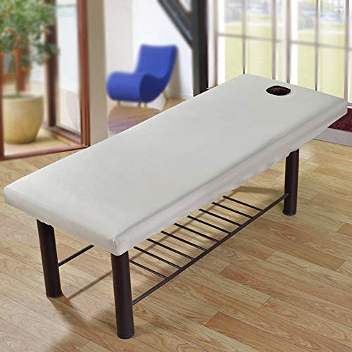 Massage-Bettlaken, weiches Spannbetttuch für Massageliege, nicht null, grau, Free Size