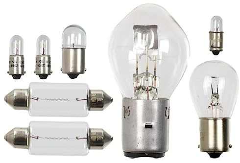 Glühbirnen für SIMSON Schwalbe KR51/1, KR51/2, SR4 Vape Zündung - 12V (Lampenset, Glühbirnensatz)