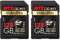 Video Pro SD Card UHS-II 128GB SDXC Memory Card 2 Pack U3 V90 A1, Extreme Performance Professional SD-Card (R 280mb/s 250mb/s W) for Advanced DSLR,Well-Suited for Video, Including 4K,8K, 3D, Full HD
