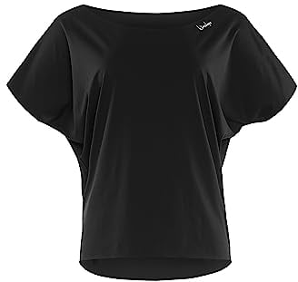 WINSHAPE Damen Super Leichtes Functional Dance-top Dt101 T-Shirt, Schwarz, XL EU