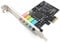 Senmubery Interne Soundkarte 5.1, geeignet für Windows 10, mit Halterung mit niedrigem Profil, PCI-E Stereo 3D, Chip CMI8738, 32/64 Bits PCI