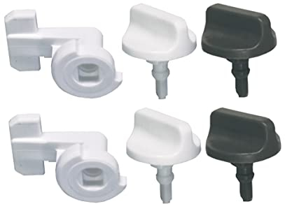easyPART Kompatibel/Ersatz für BOSCH 00181270 Filtergitterverriegelung Verschluss Verriegelung Halter Filterrahmen Dunstabzugshaube Abdunsthaube Siemens 181270 auch Neff Balay Constructa Gaggenau
