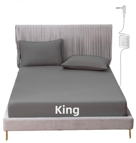 Erdungslaken für Erdung, King-Size-Größe, Spannbettlaken mit 4,5 m Langer Kordel