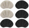 Sibba 3 Paar High Heel Pads Grips Schuhe Kisseneinsätze zu Groß lose Sneaker Filler Rückenpolster Protektoren Repair Liners festerer Grip Blasen Schmerzprävention Rutschknöchel Fuß (2 Schwarz 1 Beige)