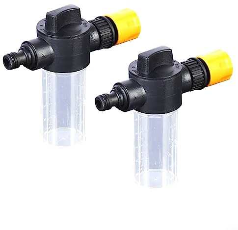 HpLive 2 Stück 100ML Wasserschaum Topf Gartenschlauch Schaum Lanze Sauber Waschen Schaumer Autowäsche