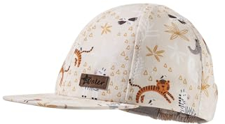 Sterntaler Baseball -Cap Zootiere - Basecap Jungen - Schildkappe für Babys mit Gummiband aus Baumwolle mit Zootieren - schützt Kopf und Augen vor der Sonne - Basecap für Babys - beige, 49