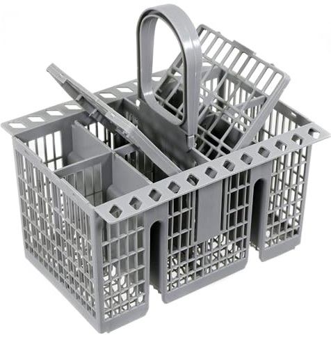 WuYan Universal Besteckkorb Korb für Unterkorb 20,8x16cm,für Bauknecht Ikea 488000386607 für WFC WIC WBC Geschirrspüler Spülmaschine hitzebeständiger(grau)