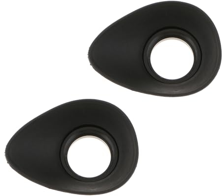 MONOJLY Teleskop-Augenmuscheln, 22 mm Innendurchmesser, faltbare Okularabdeckung, Teleskope, Gummi-Augenmuscheln für 42–48 mm Mikroskope, 2 Stück