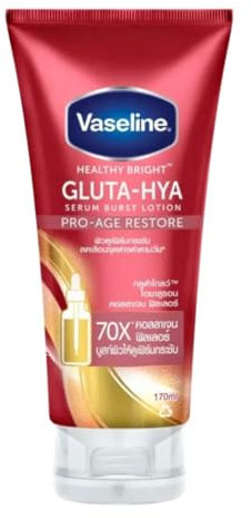 Vaseline Gesunde Helle Gluta-Hya Serum Burst Lotion Pro-Age Restore, 170 ml