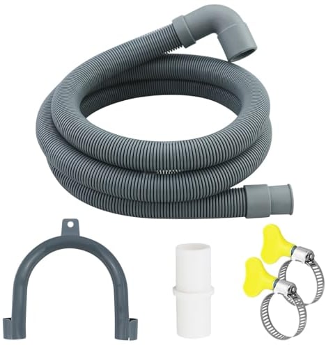 1M Universal Drain Hose Extension Pipe Kit, Replacement Drain Hose Extension for Washing Machine, Dishwasher & Other Applications