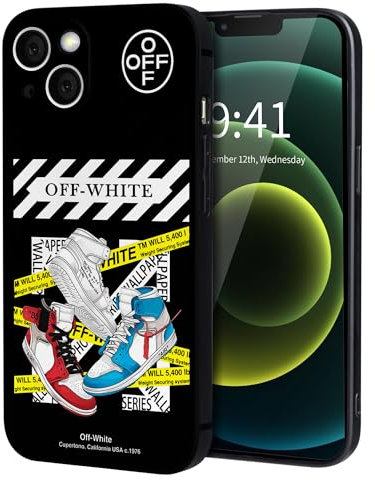 Youzzan Cool Design Phone Case for iPhone 13, Perfect for Boys and Men Who Appreciate Street Basketball Aesthetics Shockproof Case Offers Full-Body Protection and is Compatible with iPhone 13