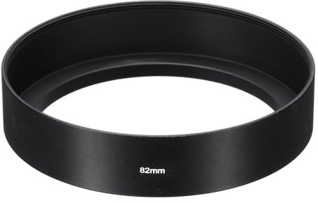 PATIKIL 82mm Lens Hood, Standard Focus Frosted Surface Anti-reflective Inside Hood for Camera Lens, Black for Nikon, for Fujifilm, for Pentax, for Leica