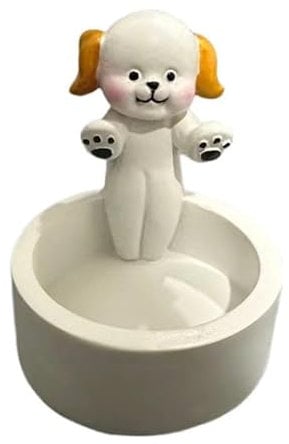 Welpe Kerzenhalter - Kätzchen Teelicht Candle Holder, Wärmt Pfoten, Cartoon Teelichthalter, Dekorative Pfote Wärmer