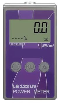 UOUOBEAR LS122 LS123 Solar-Infrarot-Leistungsmessgerät UV-Licht-Leistungsintensitätsmessgerät Messen Sie die Intensität der ultravioletten IR-Strahlung(LS123 UV Power Meter)