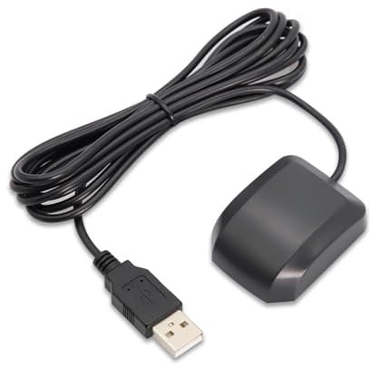 USB-GPS Modul Binghe VK-162 USB-GPS-Navigationsmodul PS Dongle Empfänger Externe Antenne Wasserdicht Staubabweisend kompatibel mit Arduino mit Linux mit GOO-g-le Earth