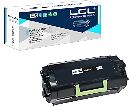 LCL 24B6015 Schwarz 35000 Seiten Tonerkassette Kompatibel für Lexmark 24B6015 Kompatibel mit Lexmark M5155 M5163 M5170 XM5163 XM5170 (1er-Pack)