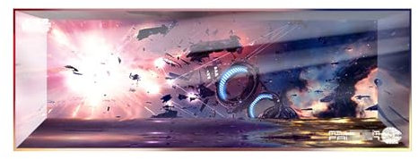 Acryl Vitrine für Lego Star Wers Ultimate Millennium Falcon Modell #75192 - Staubdichte Anti-UV Aufbewahrungsbox(nur Schaukasten)