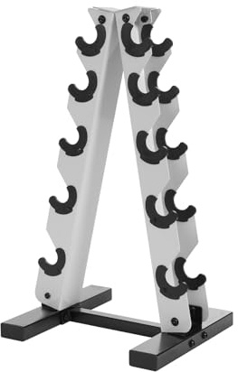 A-Rahmen Hantelständer Nur Ständer, Gewicht Halter Rack für Home Gym, 5-Tier Stahl Hantelständer Kurzhantelständer Hantelturm Hantelbaum