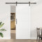 VetnasaPorte Coulissante avec quincaillerie Blanche 86x211 cm en Bois Massif de pin,Quincaillerie,Matériaux de Construction,Portes,Portes d'entrée,Blanc,24.24kg,3333177