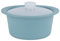 Pentola a vapore per microonde, in silicone per uso alimentare, con manico e coperchio, adatta per forno e lavastoviglie, per verdure, ciotole da cucina