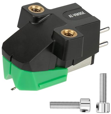 AT-VMN95E Dual Moving Magnet Replacement Stylus for Audio-Technica VM95E Cartridge – Compatible with AT-LP120X-USB Turntable